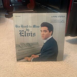 Elvis Presley Vinyl Record His hand in Mine EUC